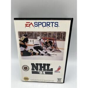 NHL Hockey '94 (Sega Genesis, 1993) Complete CIB ~ Tested & Working
